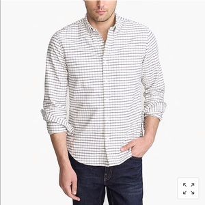 BNWT slim fit flex Oxford shirt in tattersall
